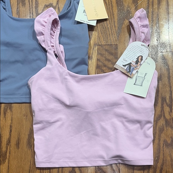 NWT Blogilates Ruffle Tanks - Picture 2 of 4
